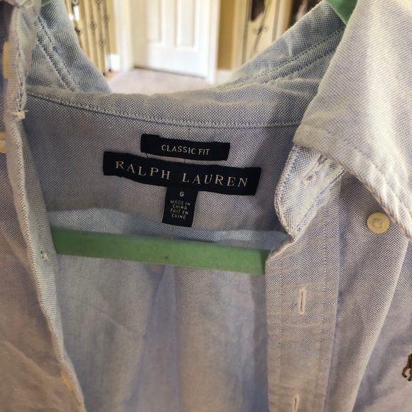 Long sleeve polo button down - Picture 2 of 2